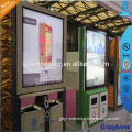 New fashion Street side Advertising light box with trash bin